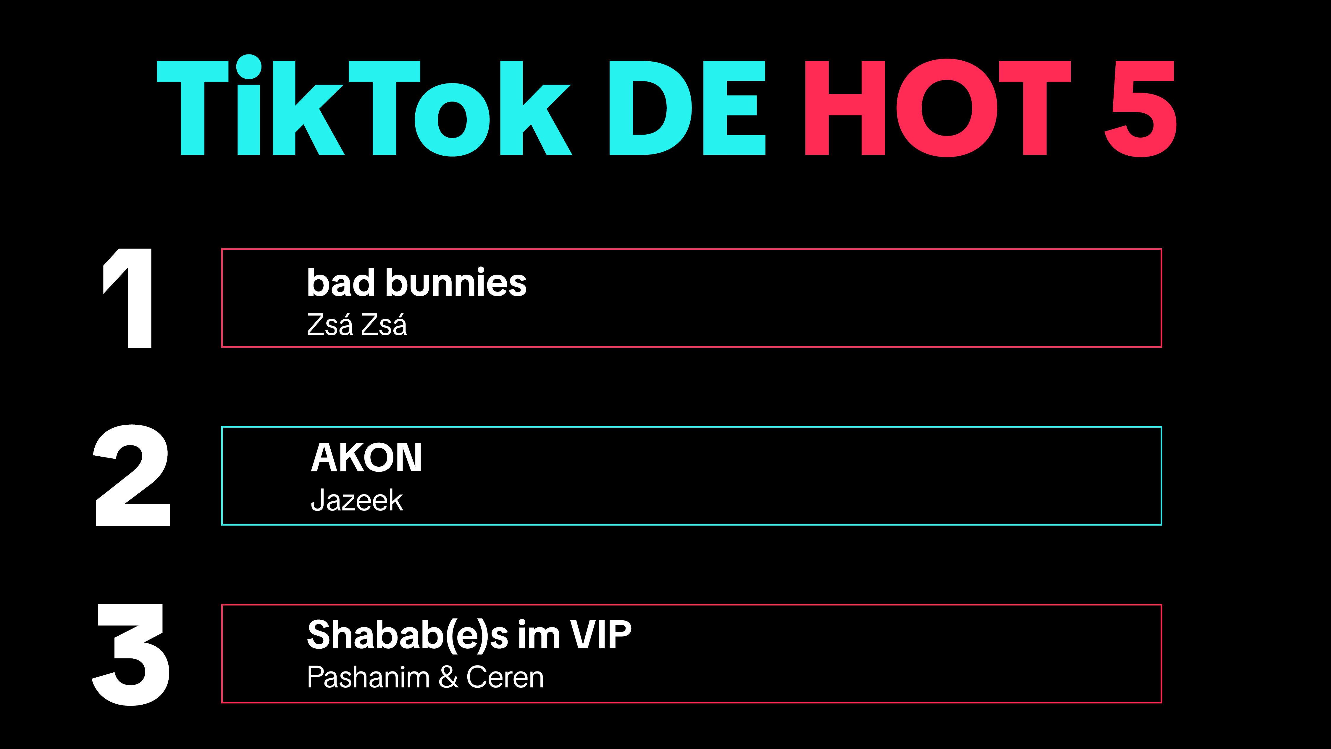3dc112e5 db45 4c3f 92b0 6edd4532d314 Ein neues Gesicht: Pashanim und Ceren stoßen in die Top 3 der TikTok-Charts vor.