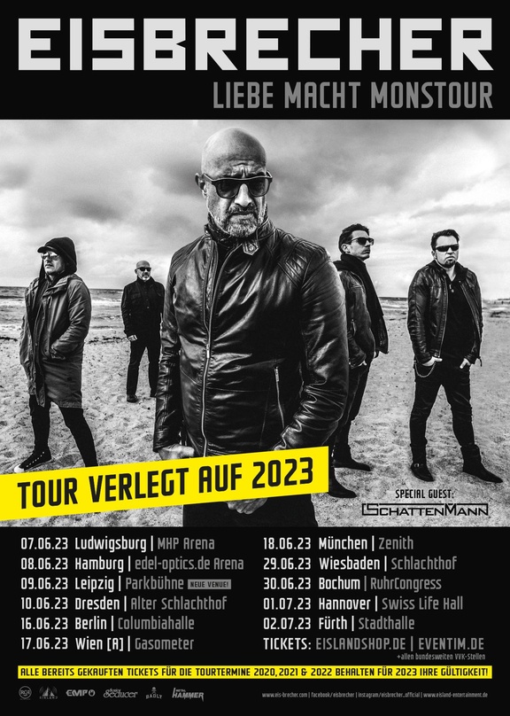 Verlegt auf 2023: die Eisbrecher-Herbsttour von 2022