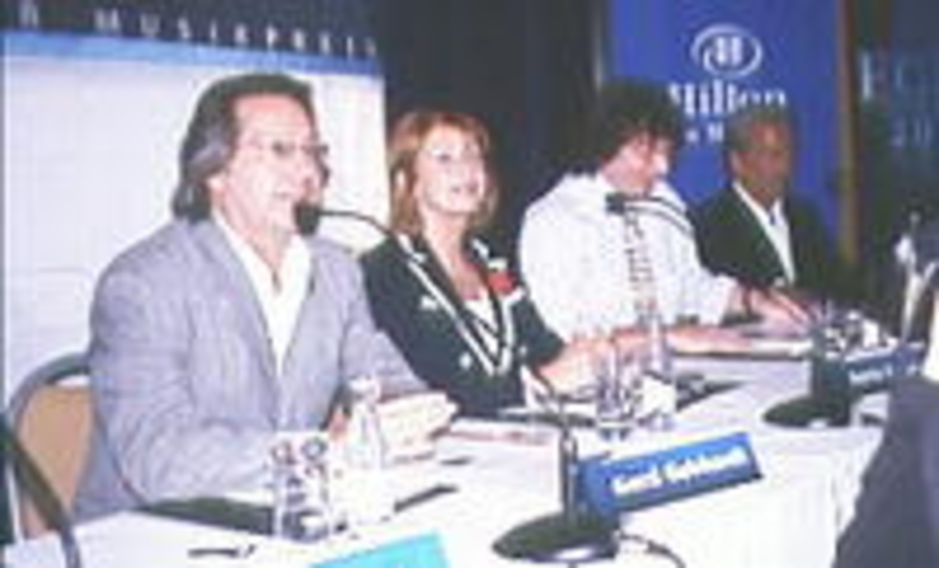 Botschafter des Echo Klassik (v.l.n.r.): Gerd Gebhardt, Senta Berger, Martin Schneider, Oliver Schulten
