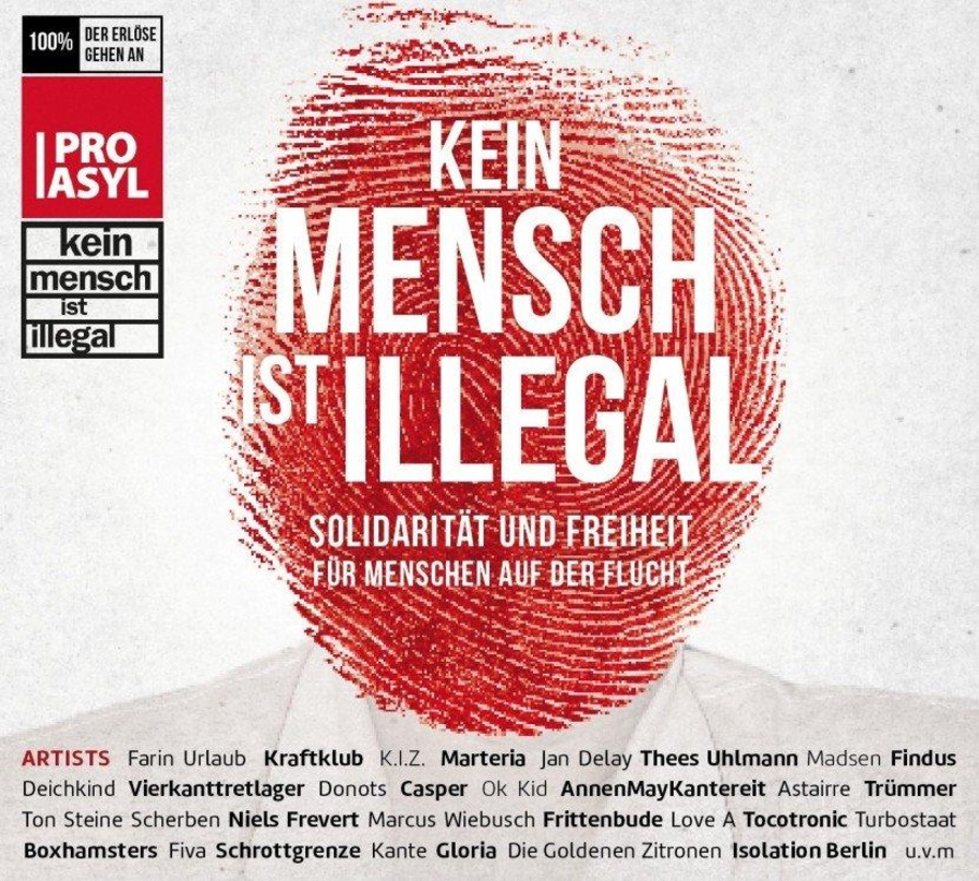 Spielte bereits 25.000 Euro an Spendengeldern ein: Die Compilation "Kein Mensch ist illegal"
