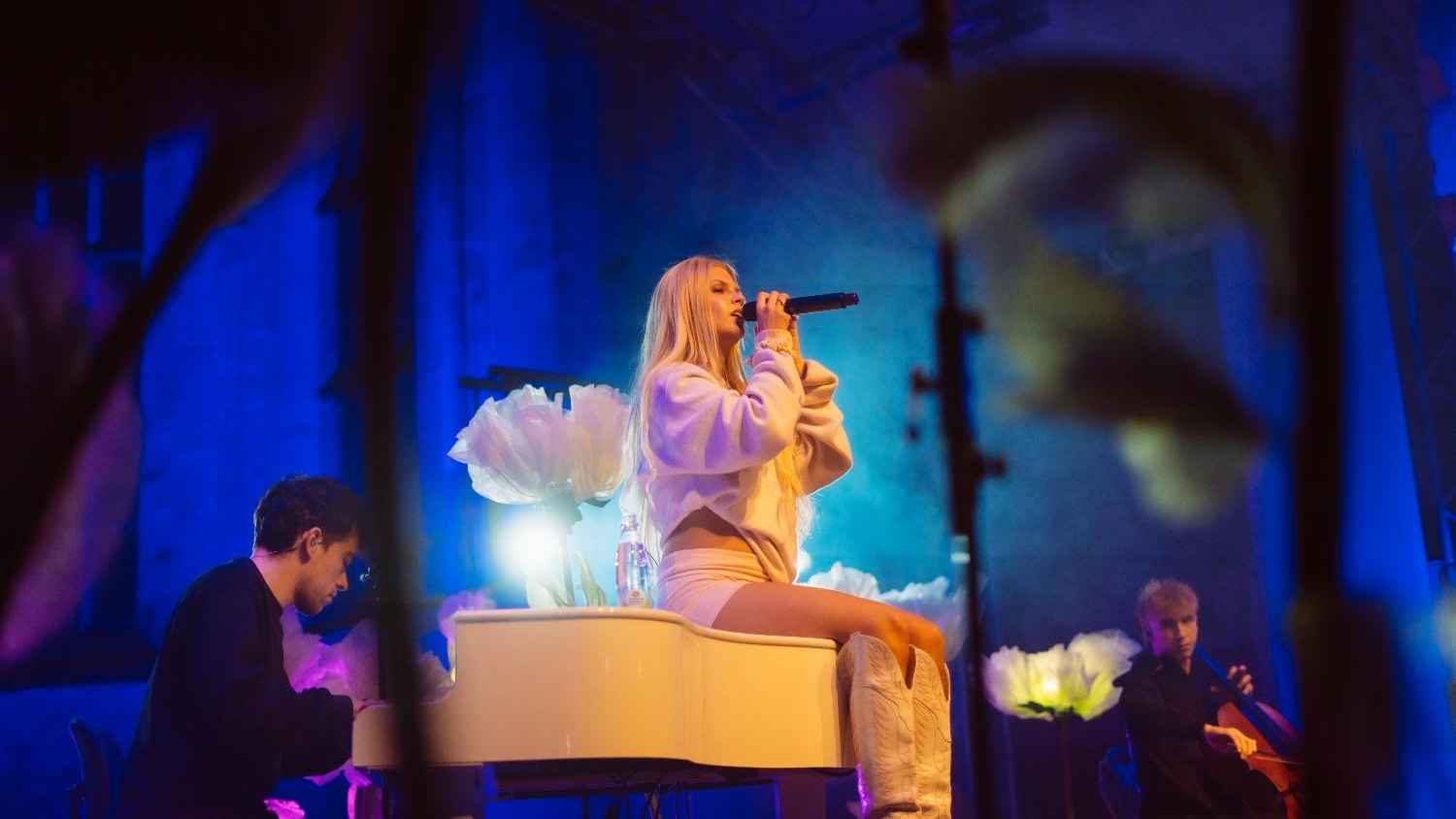 Trat bei Nürnberg Pop in der Katherinenruine auf: Ellice.