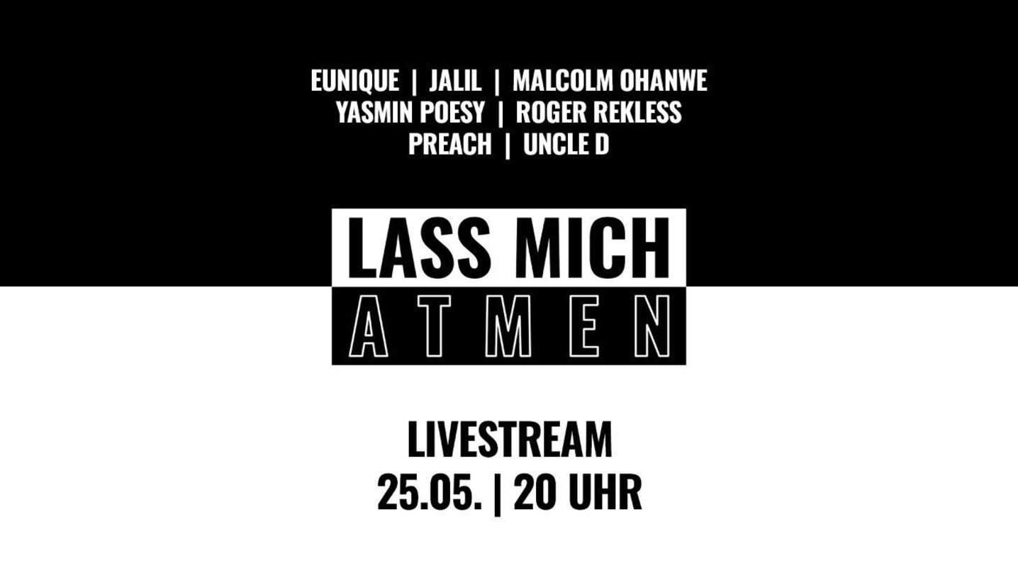 Verknüpft Rap-Performances und Talkrunden: "Lass mich atmen"