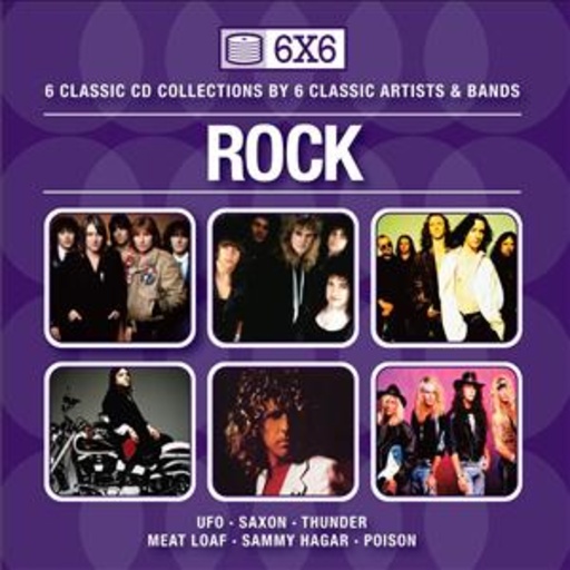 Diverse – 6x6 - Rock (UFO/Saxon/Thunder/Meat Loaf/Hagar/Poison)