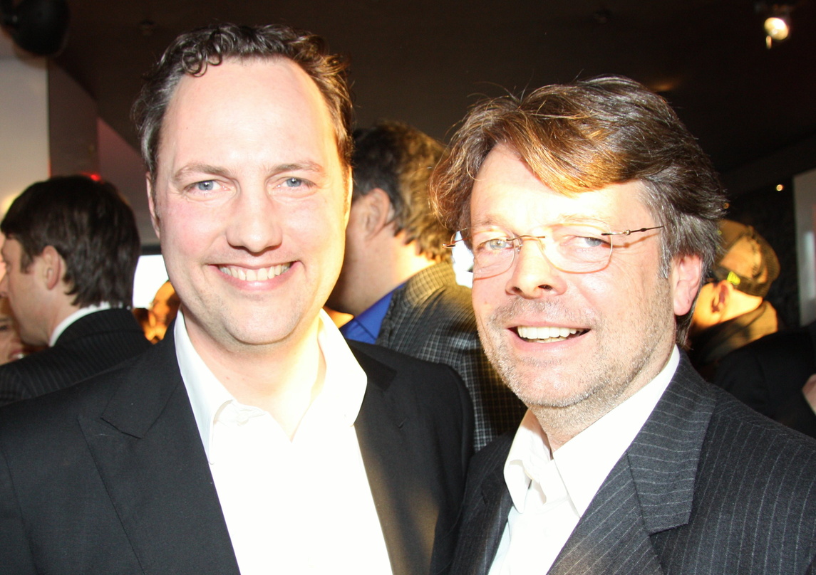 Ihre Zusammenarbeit zahlt sich für DEAG offenbar aus: Sony-CEO Edgar Berger (l.) und Peter Schwenkow