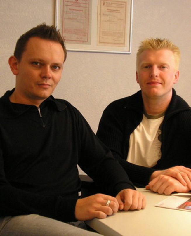 Bieten Branchenversicherung an: Ceglecki (l.) und Küppers