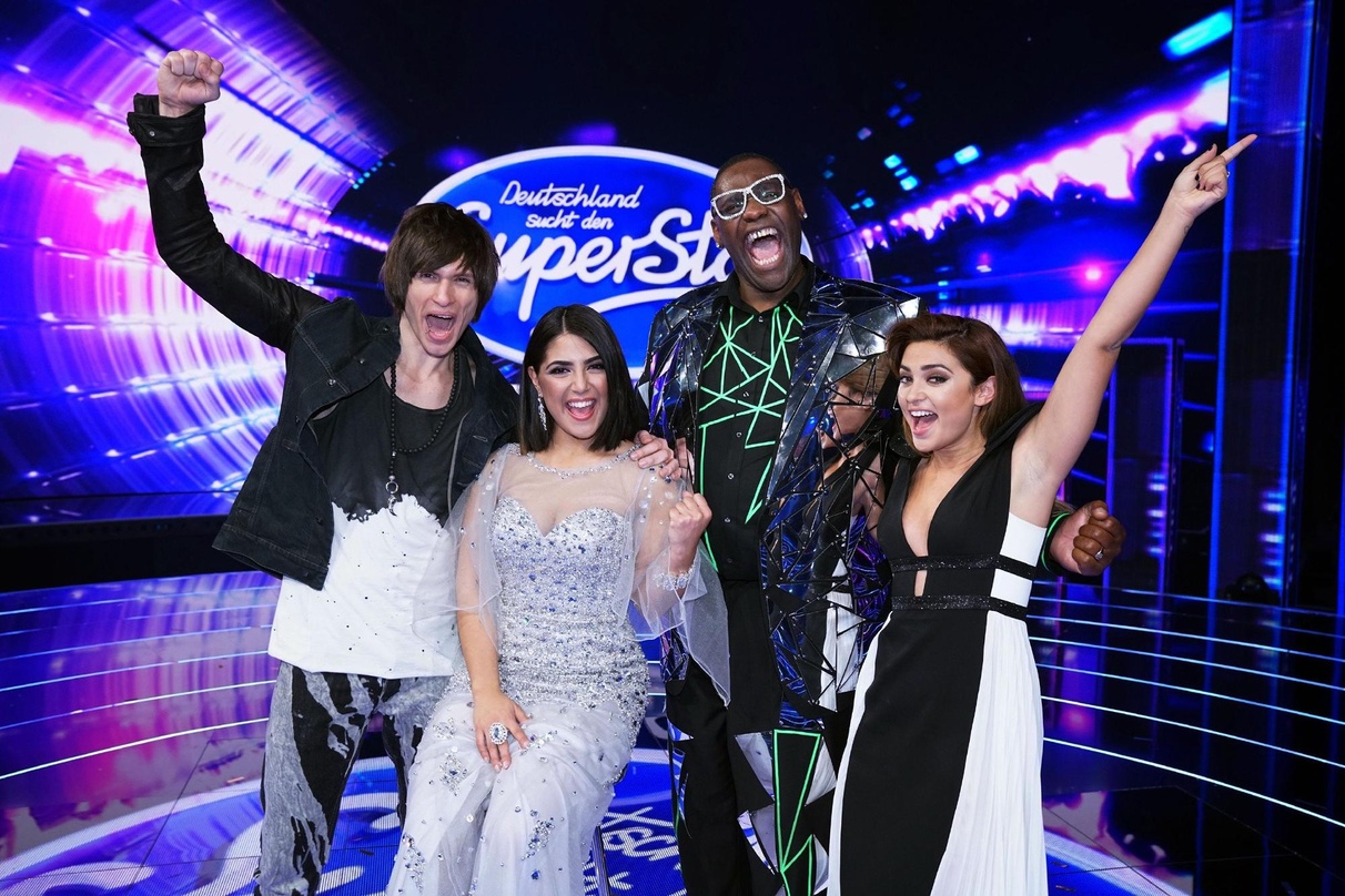 Spielen weniger Konzerte (von links): die "DSDS"-Finalisten Alexander Jahnke, Duygu Goenel, Alphonso Williams und Maria Voskania
