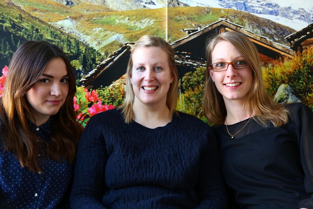 Wollen Sony-Music-Künstler international vermarkten (von links): Henriette Wirth, Anja Bodenstein und Anne Zwirnlein