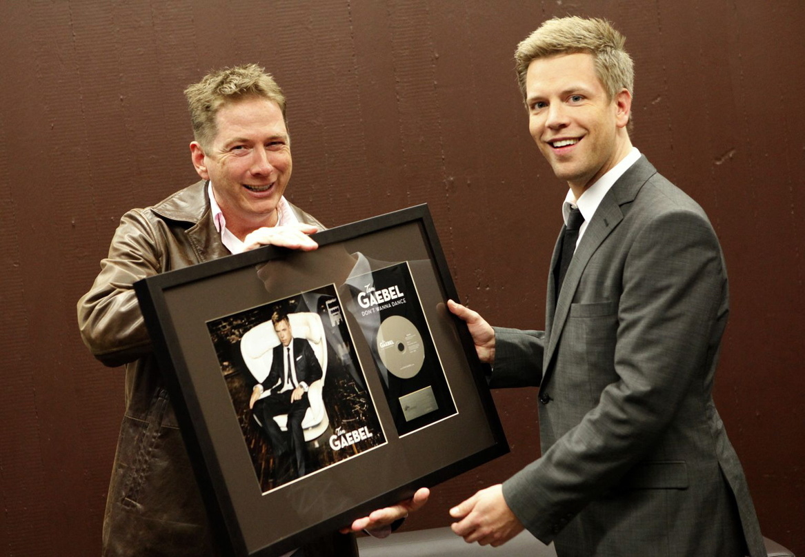 Happy über den Jazz Award: Arne Beyer (l.) und Tom Gaebel