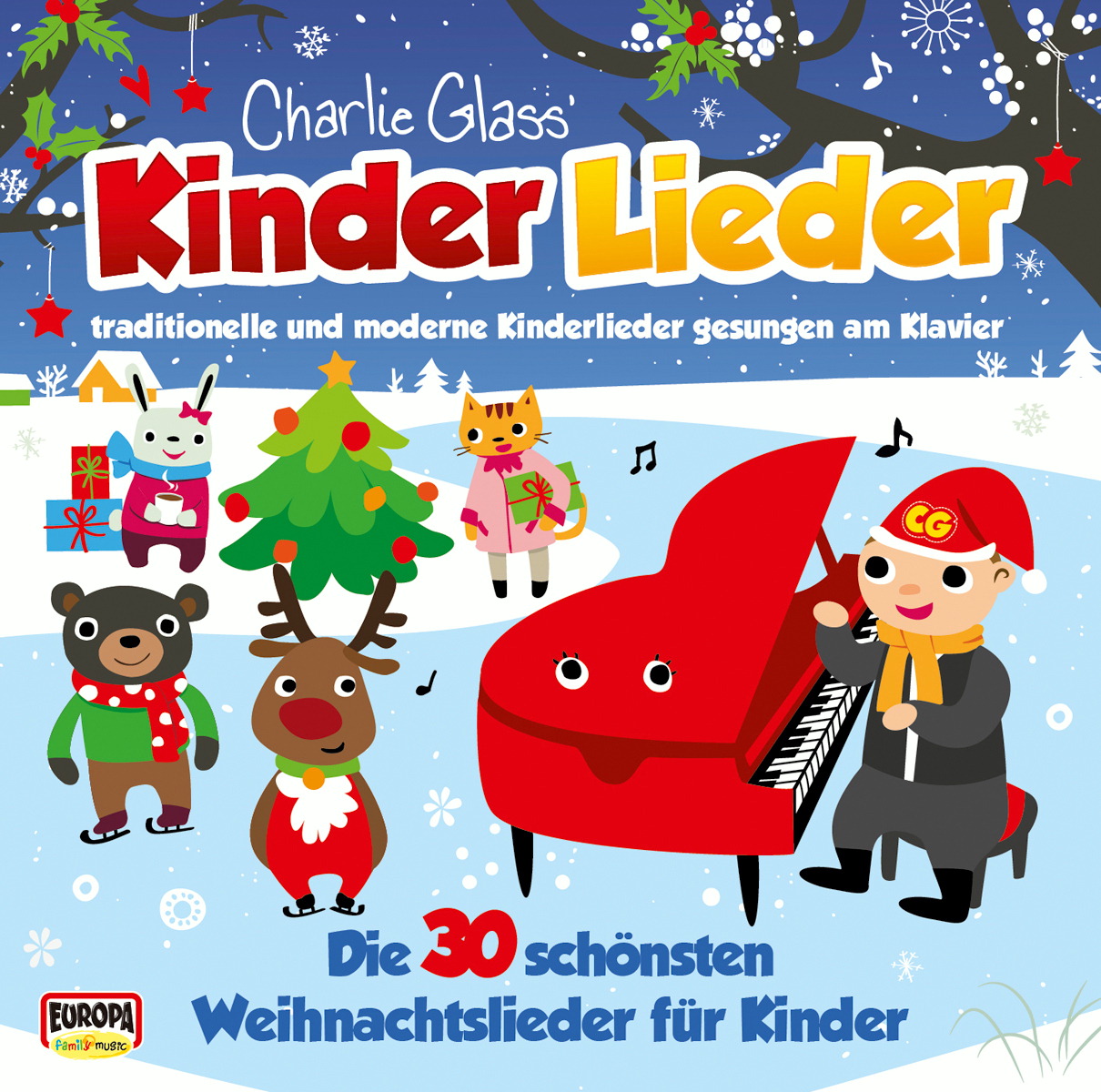 Charlie Glass’s Kinderlieder – Die 30 schönsten Weihnachtslieder für Kinder