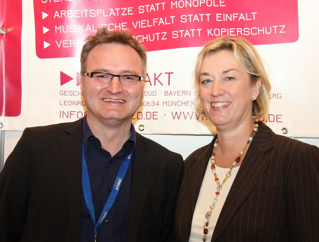 Bringen bayerische Musikfirmen an die Croisette: Jürgen Enninger und Sabine Meier