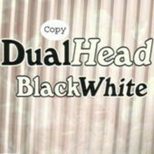 Dual Head – Black White