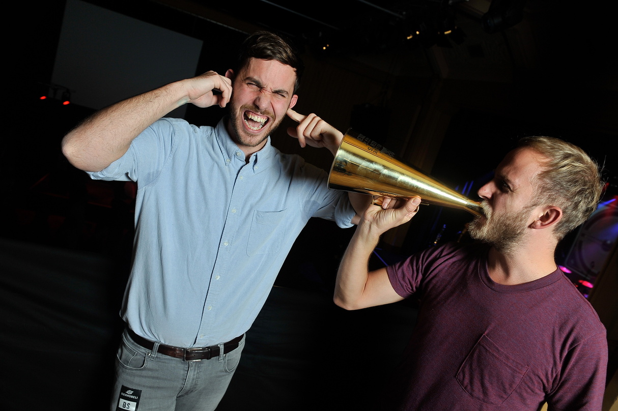 Gewannen den Award der Swiss Live Talents für die beste Komposition: Daniel Werder (links) und Timo Loosli von We Love Machines