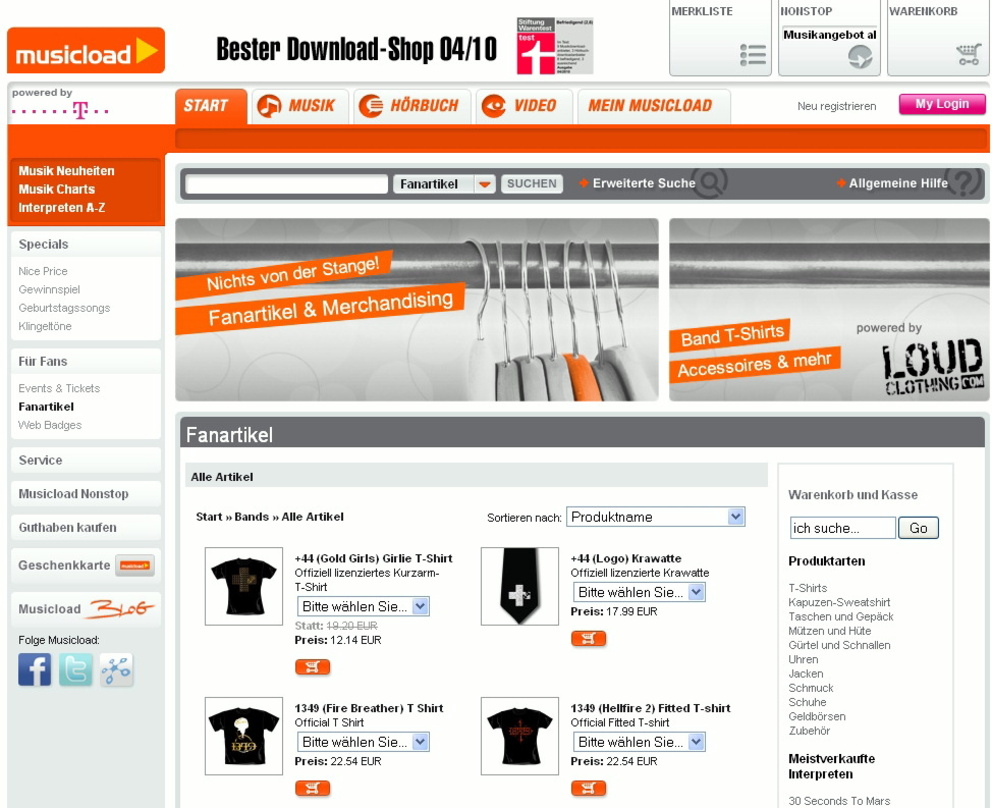 Bietet ab sofort mehr als Downloads: Musicload