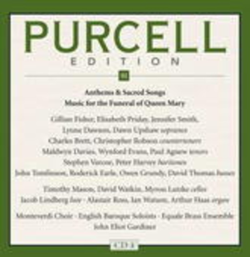 John Eliot Gardiner – Purcell Edition Vol. 3 - Odes, Anthems & Ceremonial Music