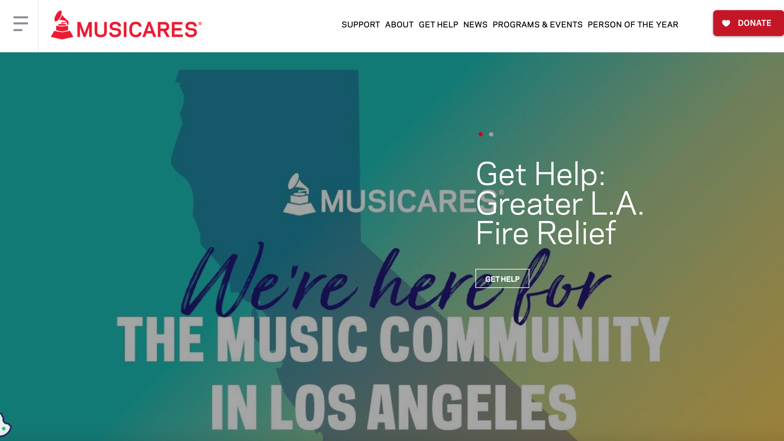 41f1c9de 3257 4c5c 94a7 6a4cedbab0bd "We are here for the music community in Los Angeles": die MusiCares-Wohltätigkeitsorganisation der Recording Academy wirbt um Gelder für Soforthilfemaßnahmen.