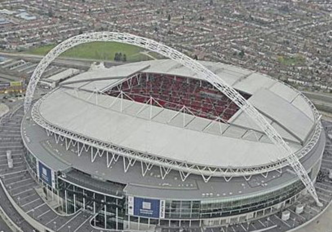 Unter Londons Arenen nur noch zweite Wahl: Die Wembley-Arena