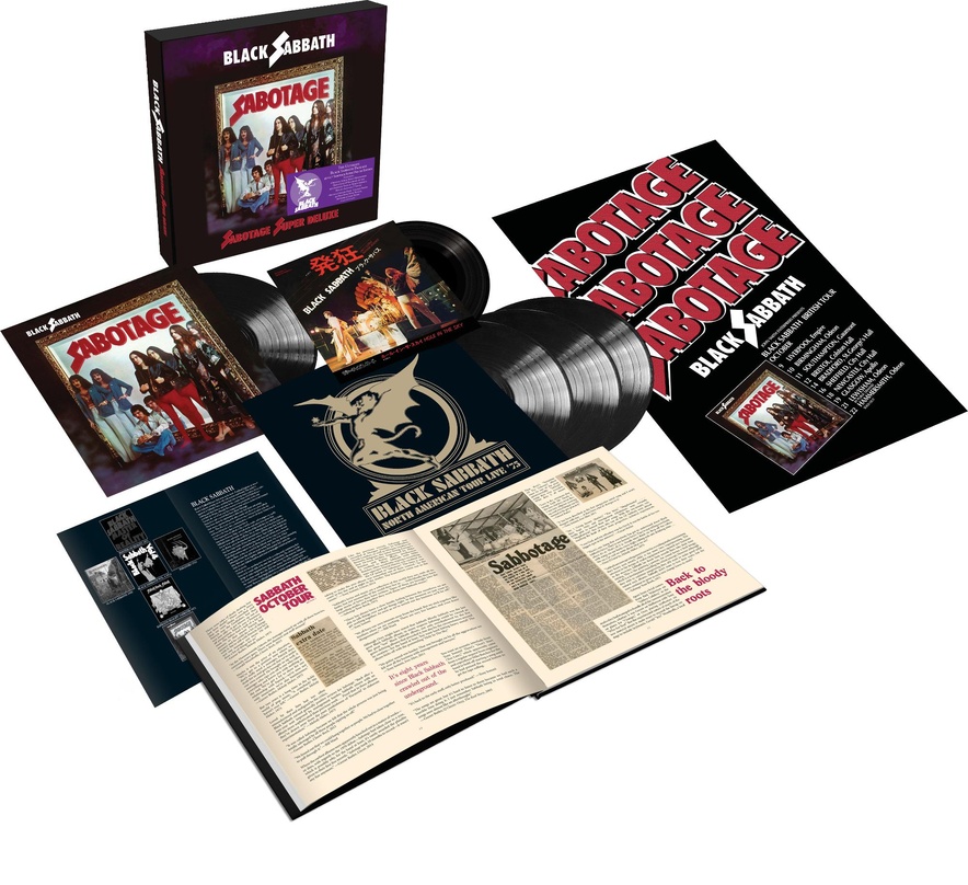 Das "Sabotage"-Vinyl-Boxset von Black Sabbath
