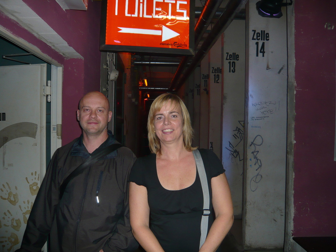 Bei der 15-Jahre-Party im Tresor: Siegfried Zahn und Sandra Grudde