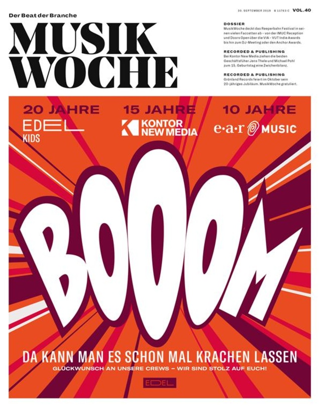 Die E-Paper-Ausgabe von MusikWoche Vol. 40 2019