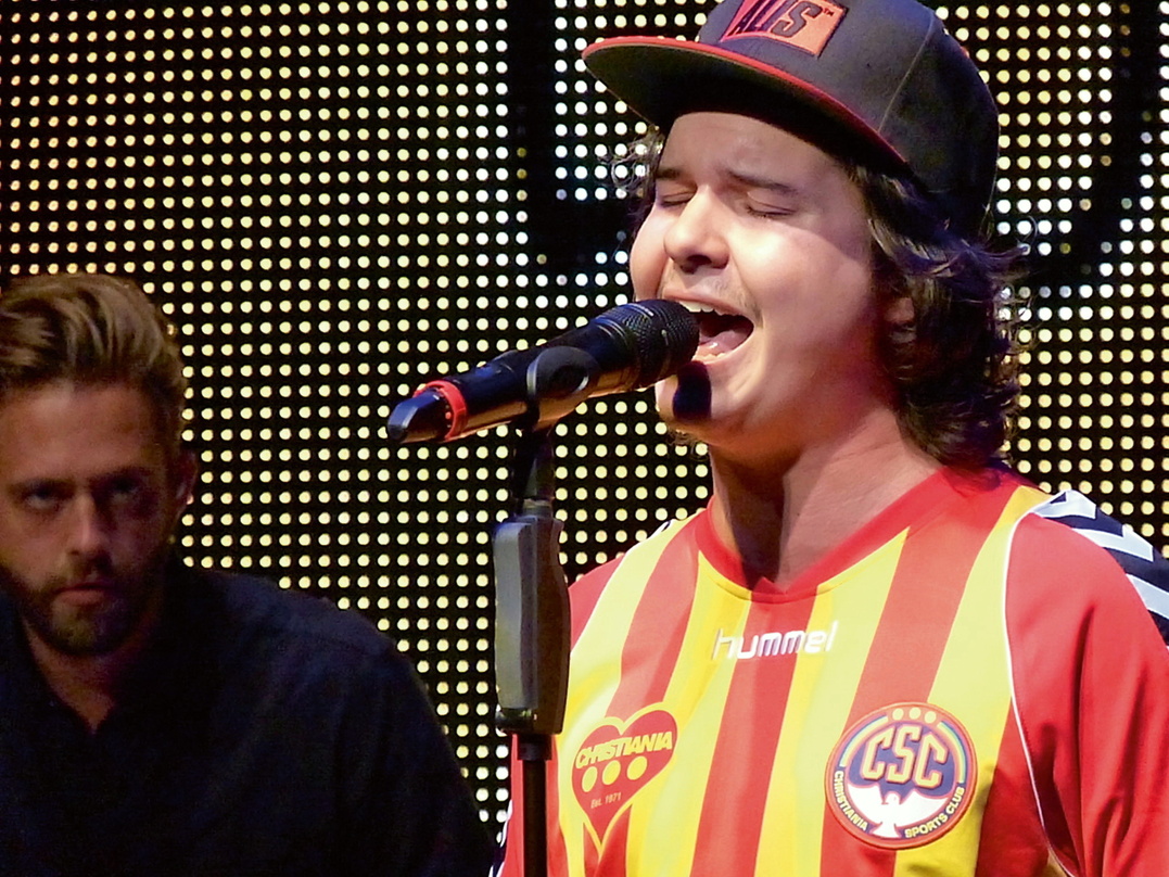 Tritt beim ersten "The List"-Konzert von New Yorker und Spotify auf: der Däne Lukas Graham, hier bei der Universal-Vertriebstagung 2012