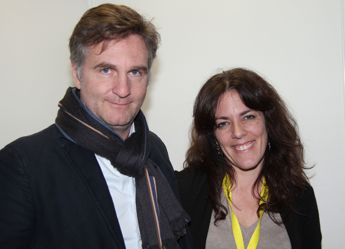 Stellen im Rahmen der Midem die Entwicklung bei Deezer vor: CEO Axel Dauchez und PR-Chefin Julie Harari-West