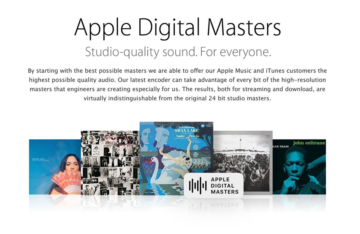 44080a9ac8f5794c8303d6e14325709908c4bc2d02c06b73113663a621d4958d Soll "Klang in Studioqualität" ins Musikstreaming bringen: der Katalog von "Apple Digital Masters"