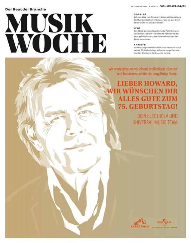 4448dfd47bfc65e48359a428efe4a74ec4ebdf8e2cde122a048881cdbbf940a2 Die E-Paper-Ausgabe von MusikWoche Vol. 02+03+04 2021