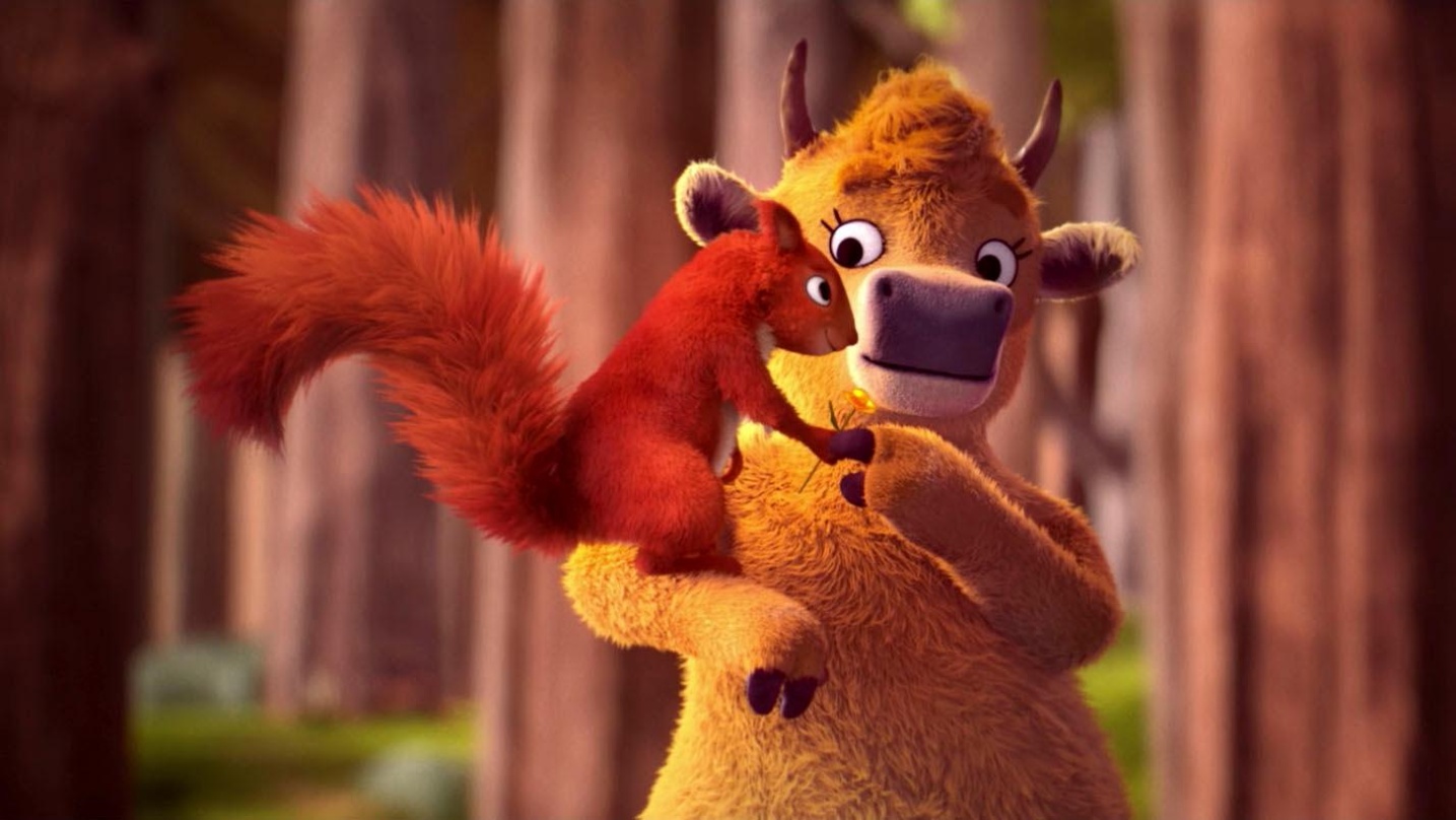 Warten auf eine neue Vertonung: zwei Charaktere aus dem Kurzfilm "Dans les Bois"