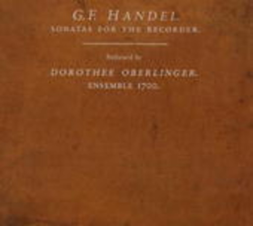 Dorothee Oberlinger – Sonatas For The Recorder