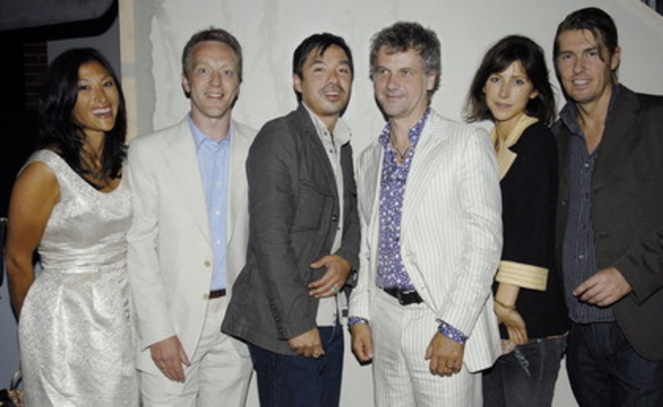 Nach dem Auftritt in Berlin: Guy Chambers, Sophie Hunter und das MoS-Team