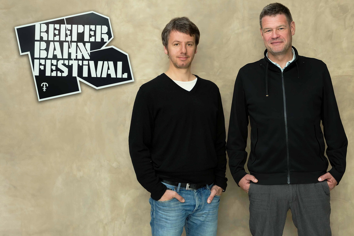 Geben dem Reeperbahn Festival seit 2006 ein Gesicht: Detlef Schwarte (links) und Alexander Schulz