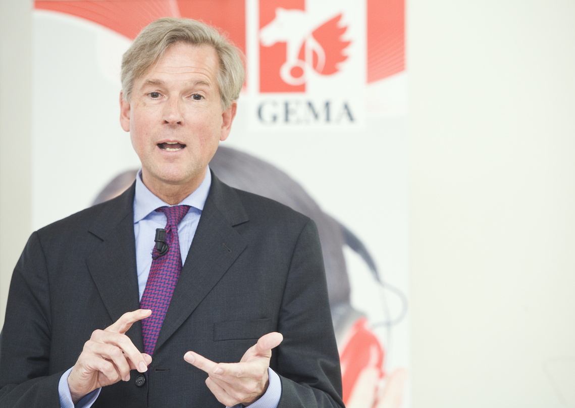 Kämpft weiter für die Rechte der Urheber: GEMA-Vorstandsvorsitzender Dr. Harald Heker
