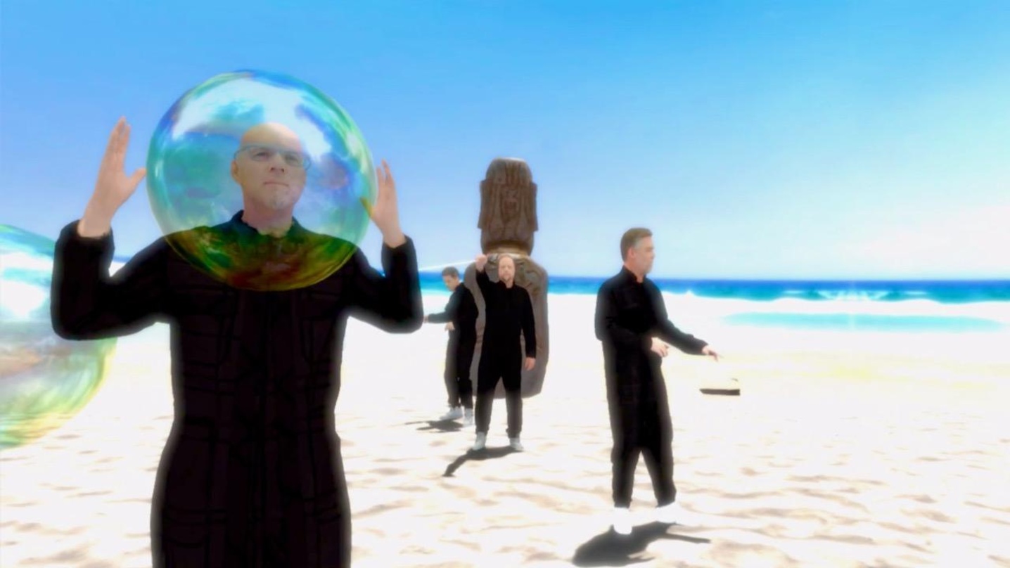 Wagen sich in die virtuelle Welt: Die Fantastischen Vier