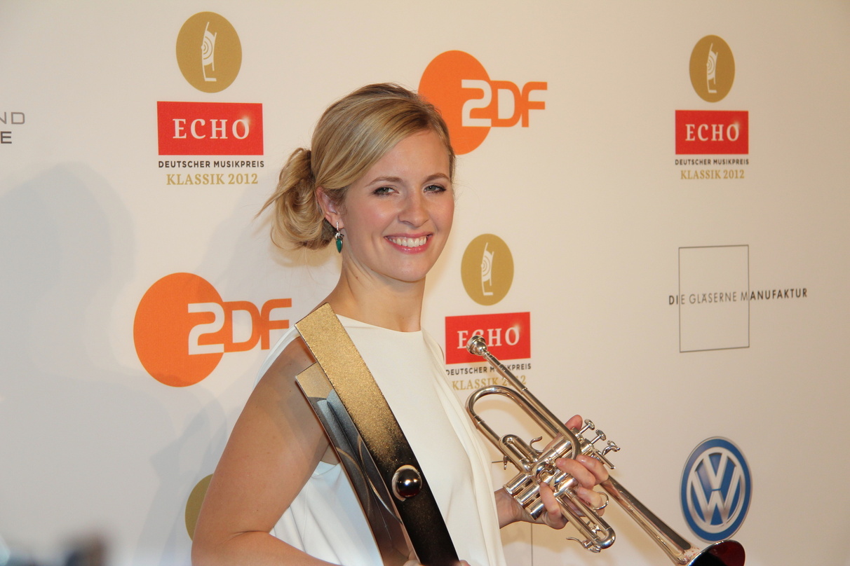 Trat in Berlin auf: Alison Balsom mit ihrem Echo Klassik