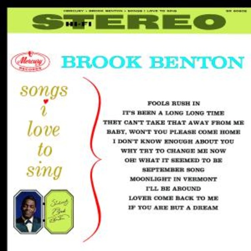 Brook Benton – Songs I Love To Sing (LPR)
