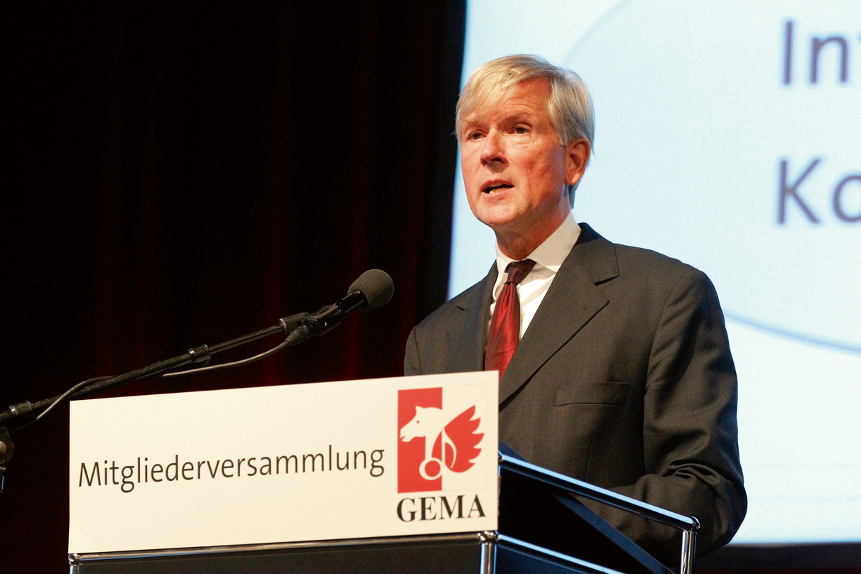 Erwartet dank der Global Repertoire Database weitere Verbesserungen in der Rechtewahrnehmung: Dr. Harald Heker