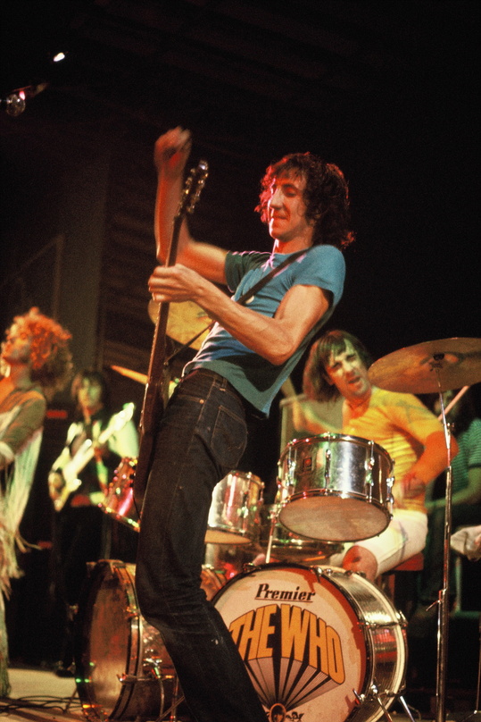 Einige seiner Songs sind nun bei Wintrup: Pete Townshend, hier live mit The Who 1969