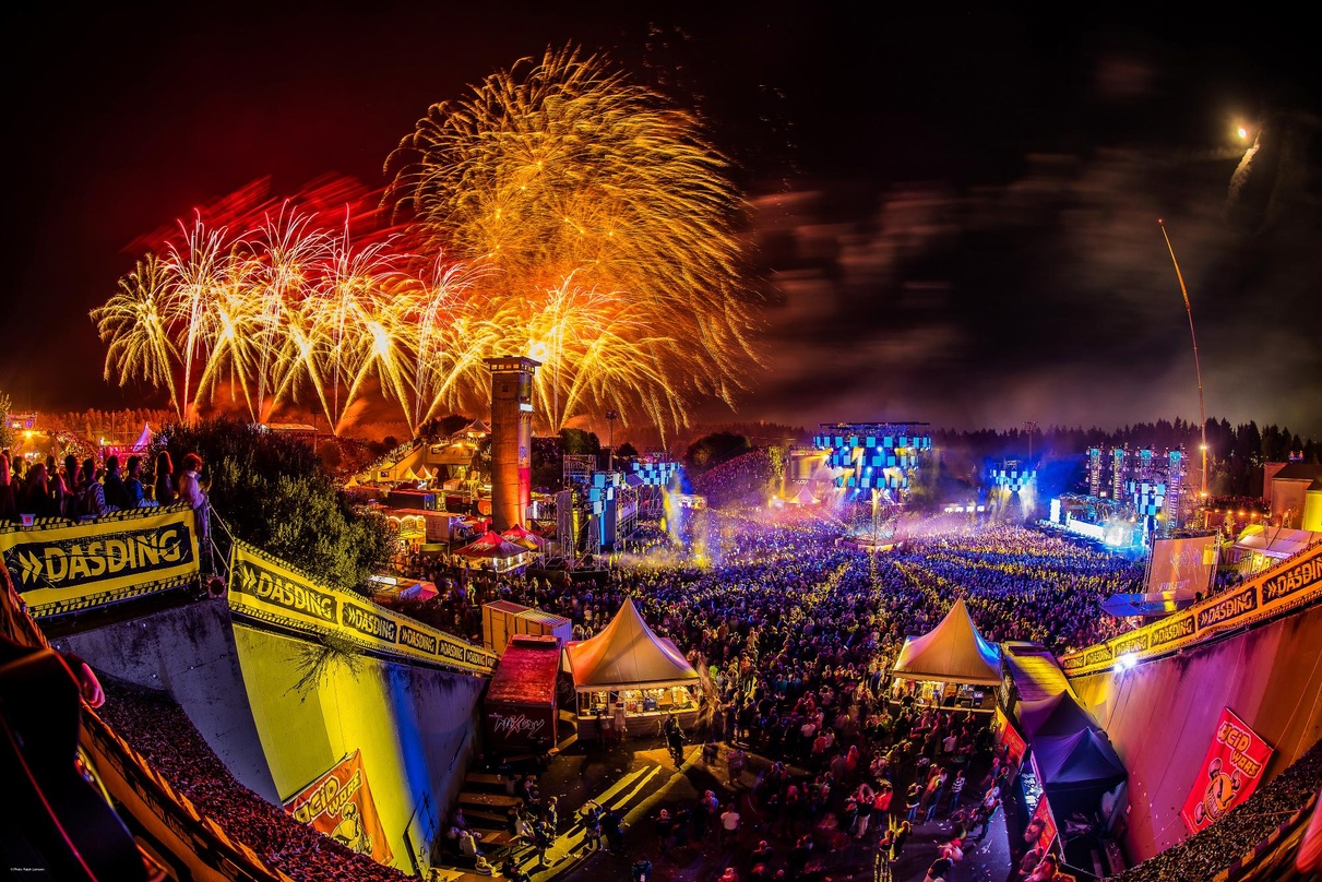 Immer auch ein visuelles Spektakel: das Festival Nature One