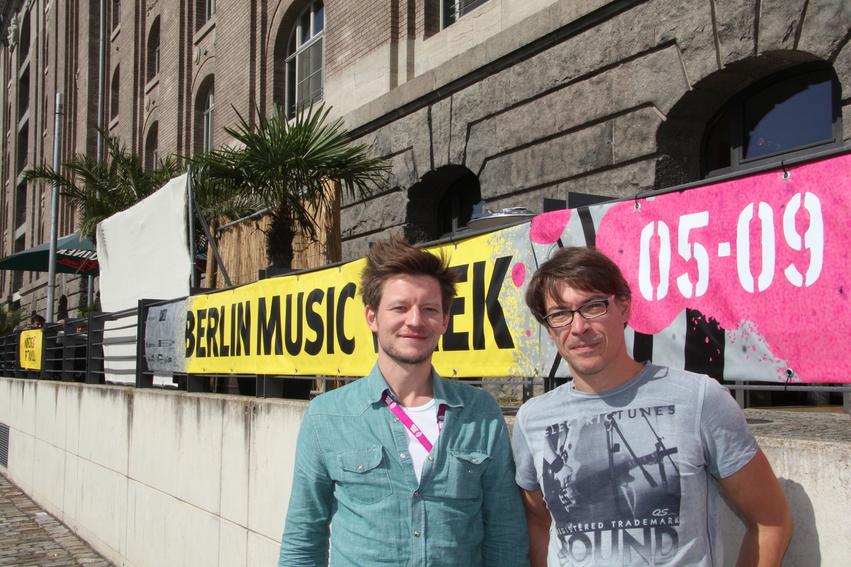 Stellten die Berlin Music Week 2012 auf die Beine: Projektleiter Björn Döring (rechts) und Kommunikationsleiter Tommy Nick