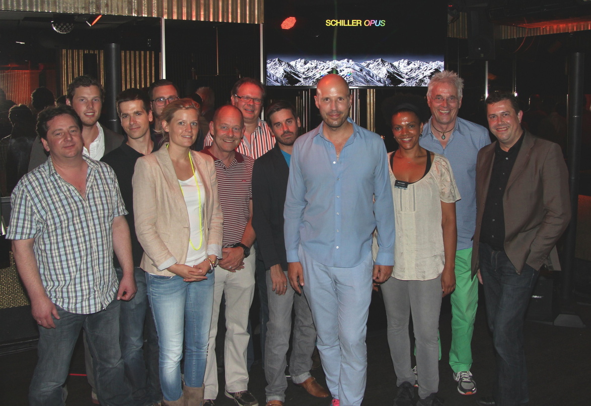 Svenja Bartsch (Product Manager Starwatch), Norbert Burg (Vertrieb Universal Music), Guido Schlender (Head of Retail Force Universal Music), Andreas Brandis (Product Manager Deutsche Gramm...