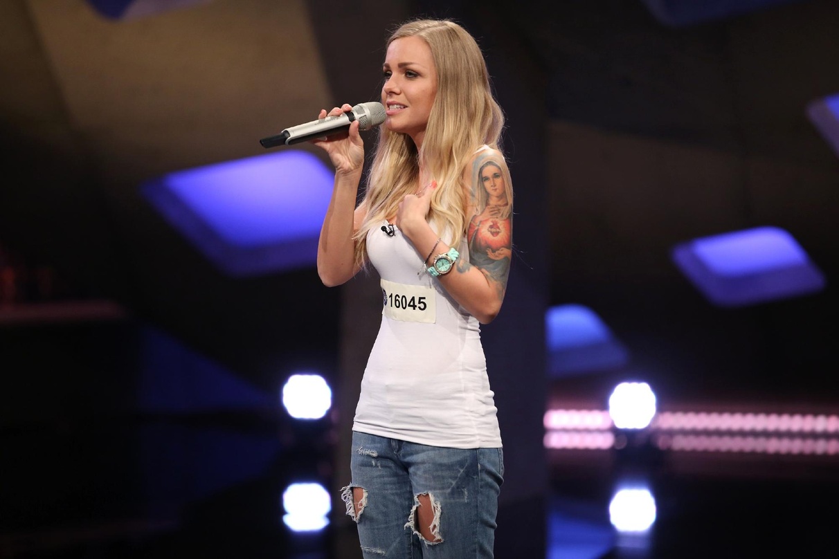 Sang am Samstagabend bei "DSDS" vor: Sandra Berger