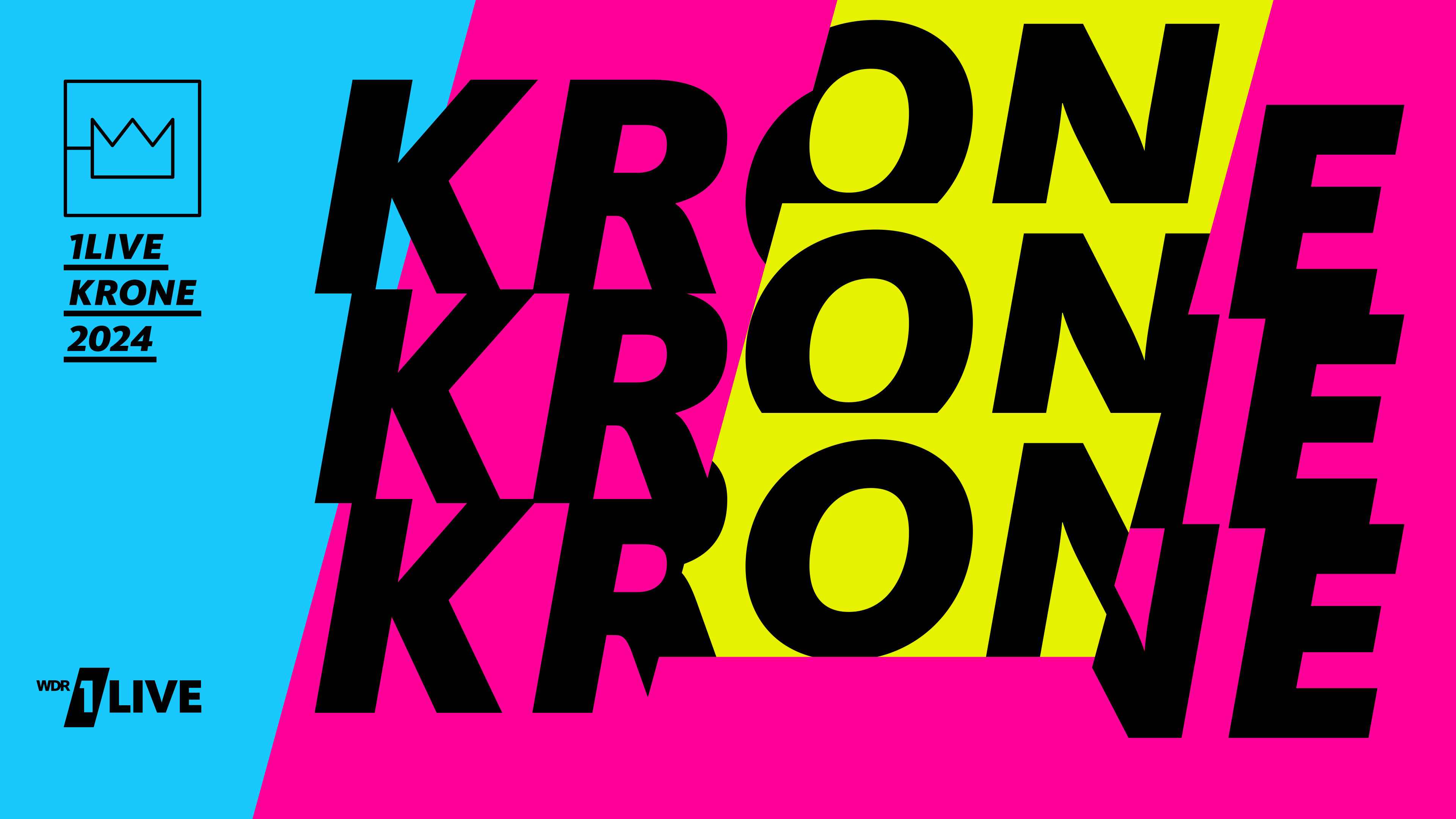 2024 erneut in Bielefeld: Die 1Live Krone.