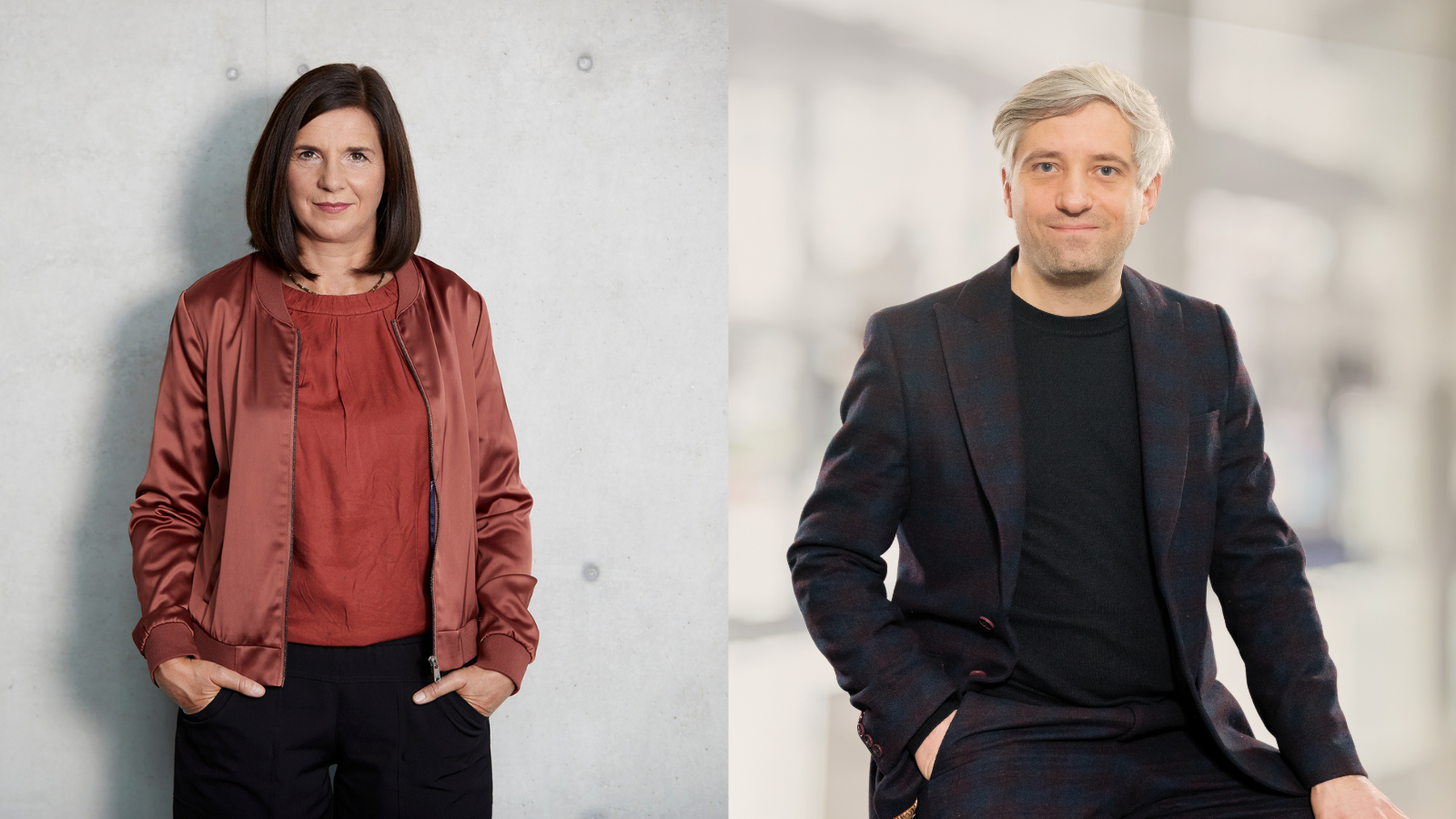 Stehen MusikWoche Rede und Antwort: Katrin Göring-Eckardt (B90/Die Grünen) und David Schliesing (Die Linke).