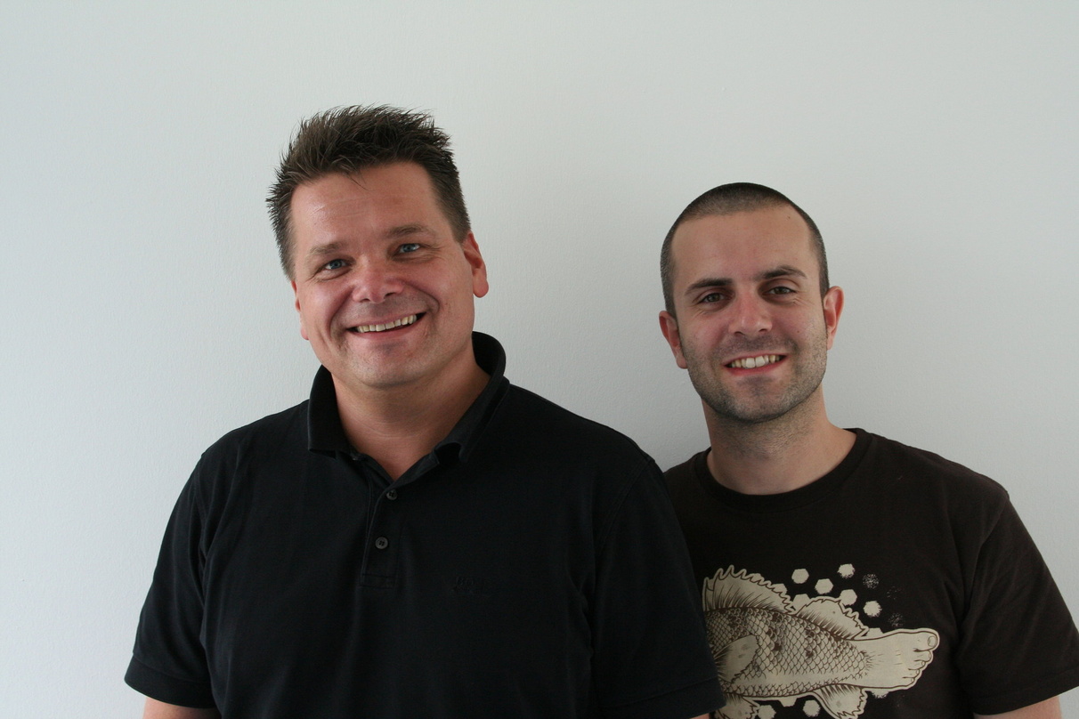 Mobile-Experten: Mikko Linnamäki (l.) und Andreas Vollmer