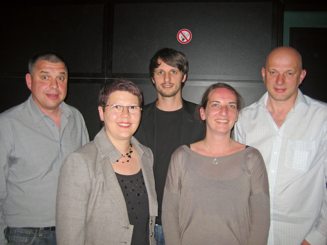 Freuen sich über die Berücksichtigung ihrer Handlungsempfehlungen: Die Initiatoren von "Musik 2020" (v.l.n.r.) Sören Birke, Christine Scherer, Lutz Leichsenring, Eva Kiltz und Olaf Kretschmar