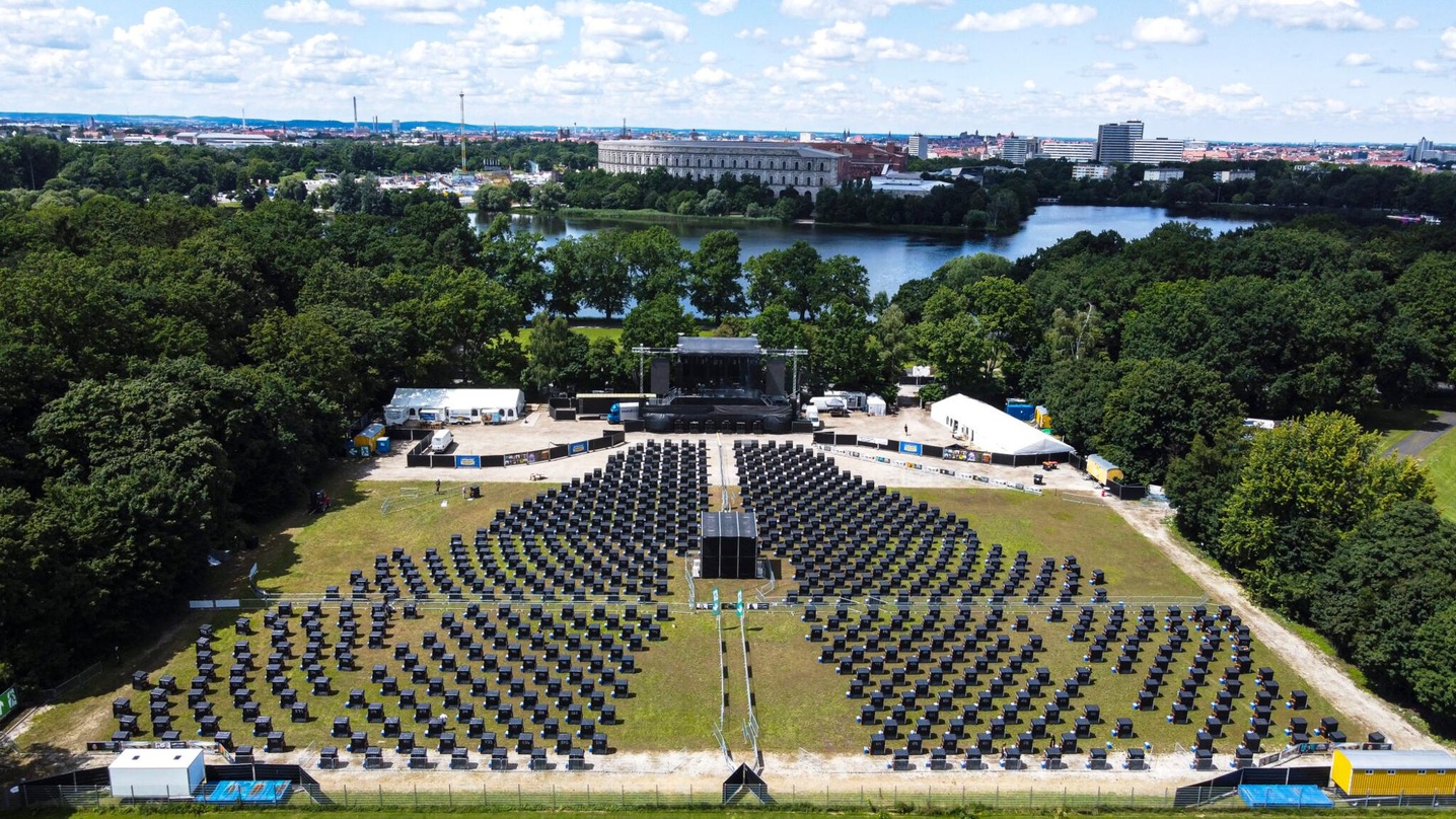 Hier finden die Nürnberger Strandkorb Open Airs statt: der Volkspark Dutzendteich