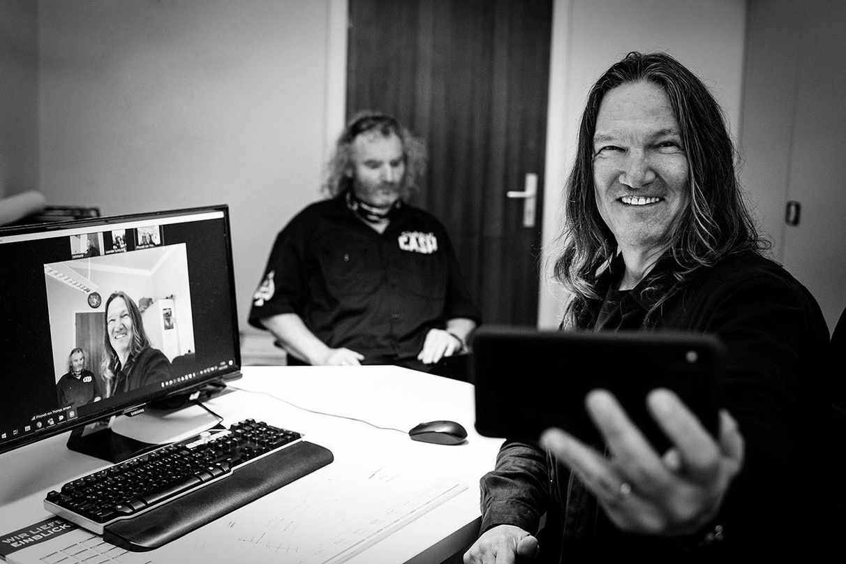 Zufrieden mit Wacken World Wide: Holger Hübner (links) und Thomas Jensen