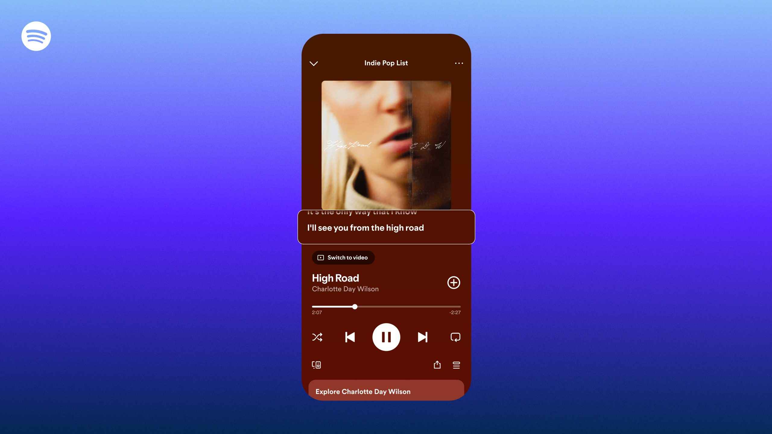 Verleiht den Songtexten einen neuen Anstrich: Spotify.