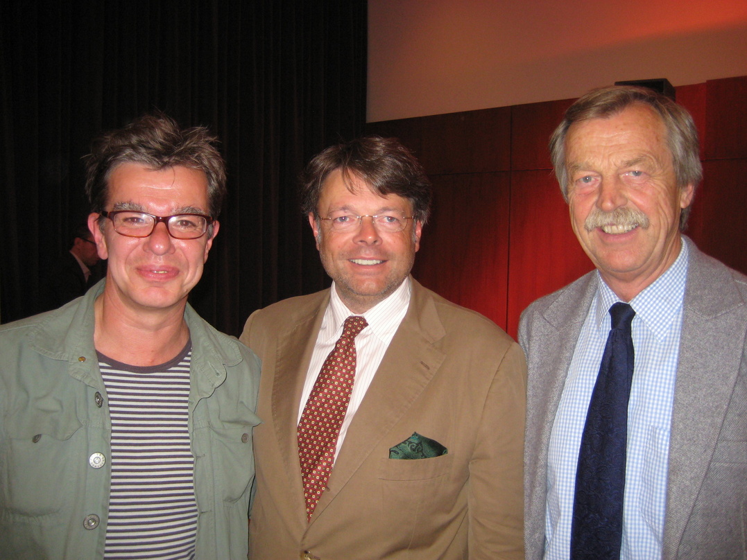 Beim Berliner Jazz-Konvent (v.l.n.r.): Christian Kellersmann, Peter Schwenkow und Siegfried Loch