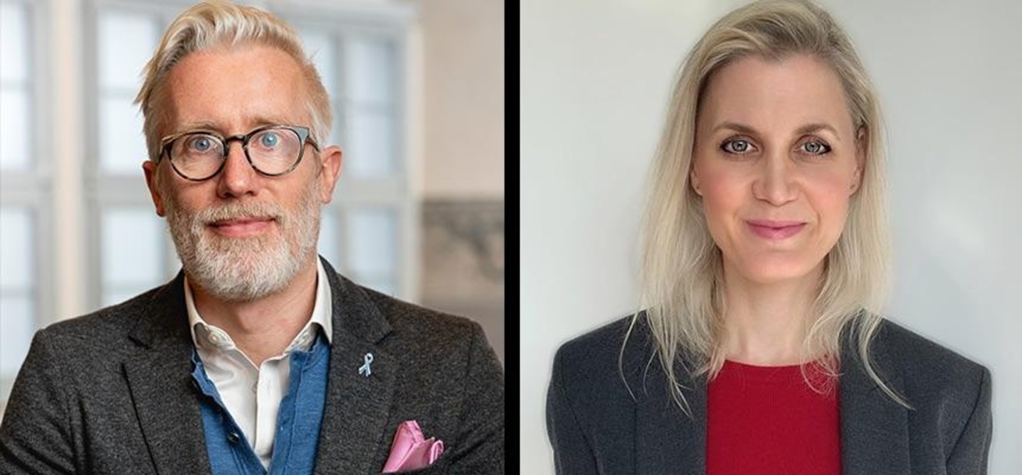 Läuten den Countdown für den Applaus 2022 ein: Thüringens Kulturminister Benjamin-Immanuel Hoff und Tina Sikorski, Geschäftsführerin der Initiative Musik
